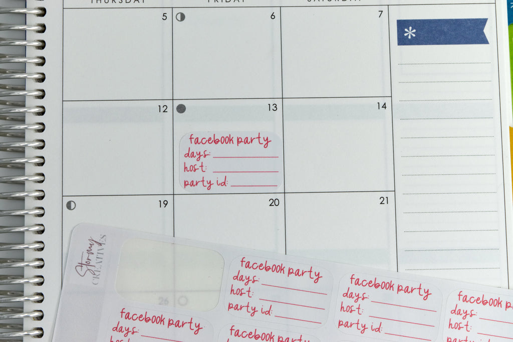 Direct Sales Facebook Party Half Box