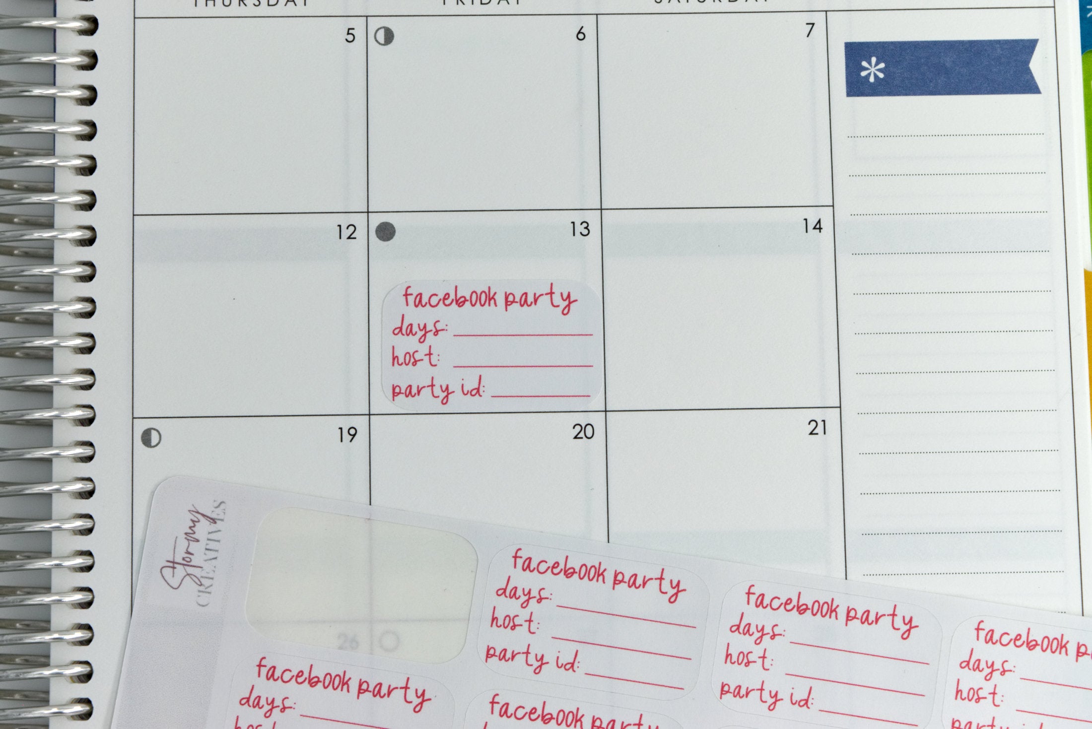 Direct Sales Facebook Party Half Box