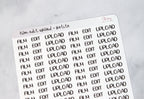 Film, Edit, Upload Script Stickers - Small Size