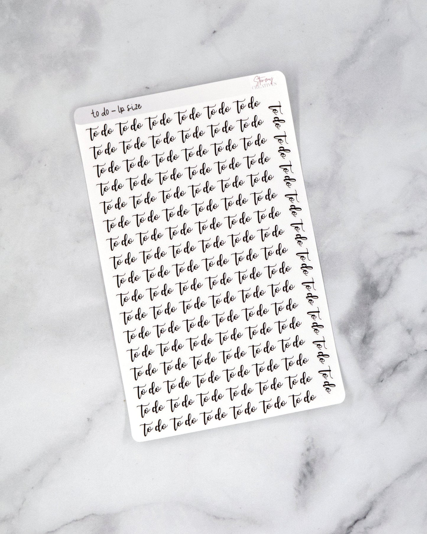 To Do Script Stickers