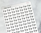 To Go Script Stickers