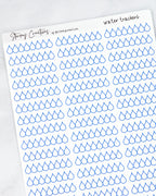 Water Tracker Stickers