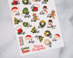 Christmas Advent Calendar Stickers