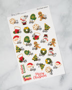 Christmas Advent Calendar Stickers