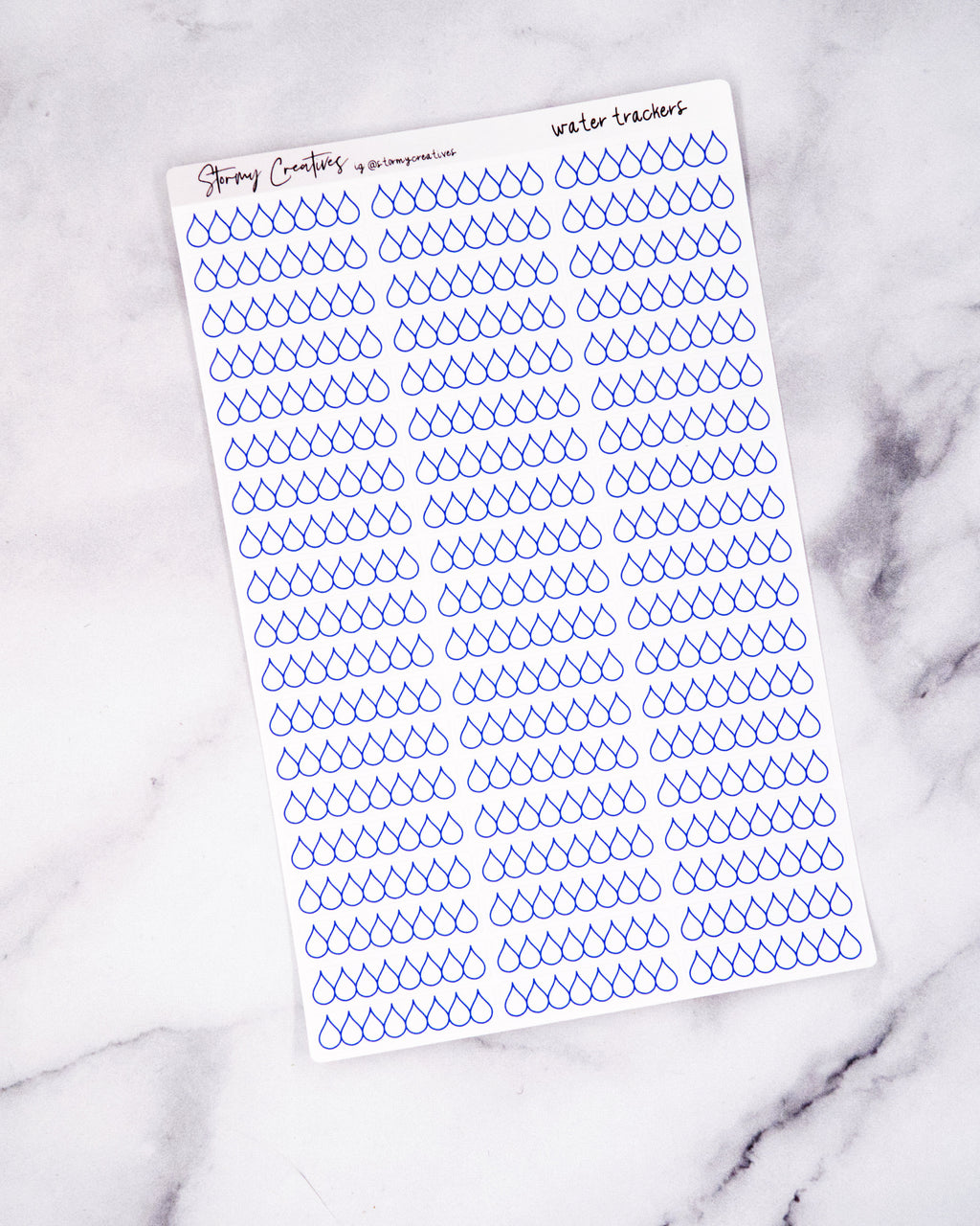 Water Tracker Stickers