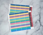 AM and PM Routine Stickers