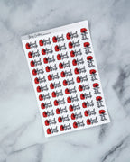 School Prep, Back to School Stickers