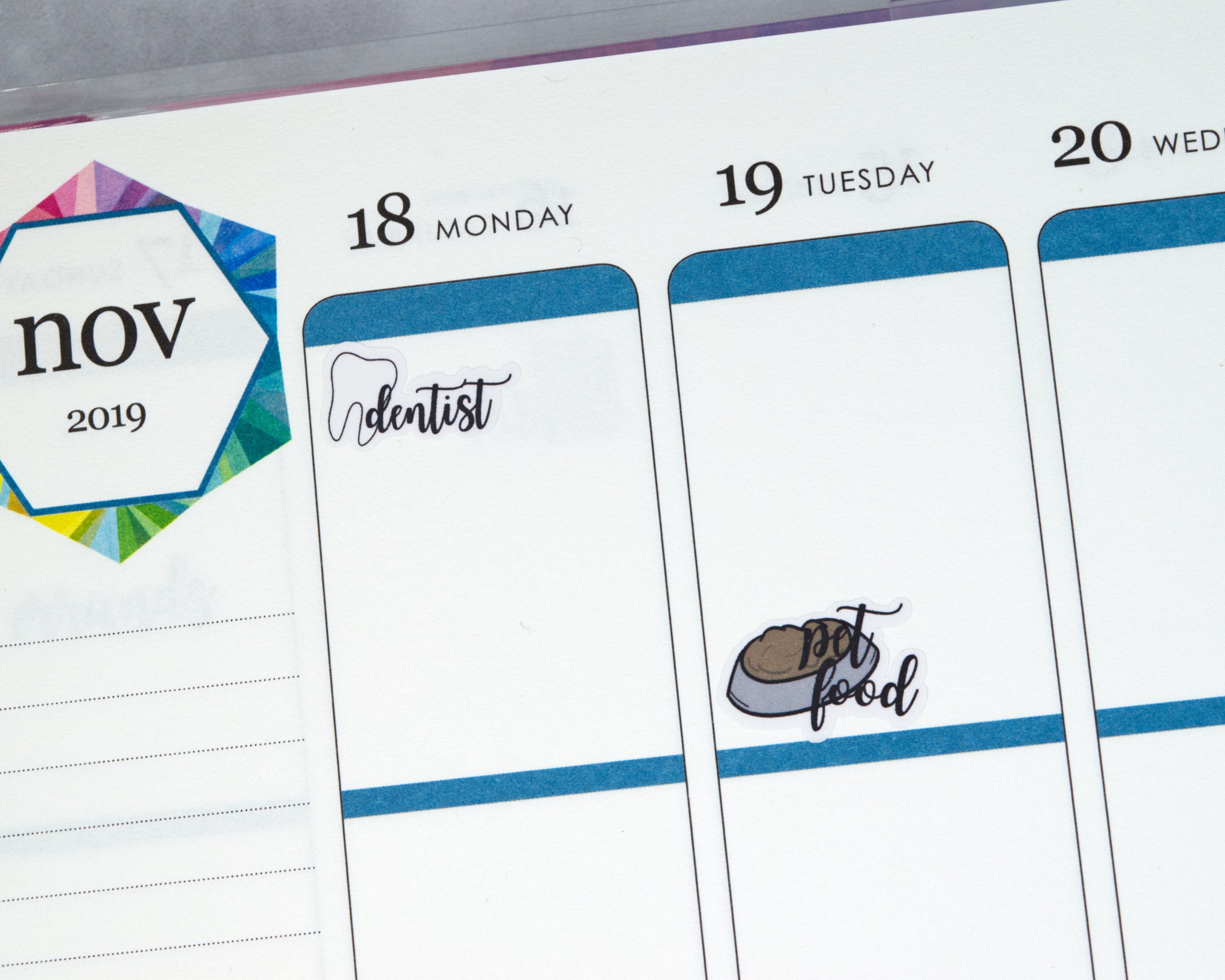 Order, Pick Up Pet Food Stickers