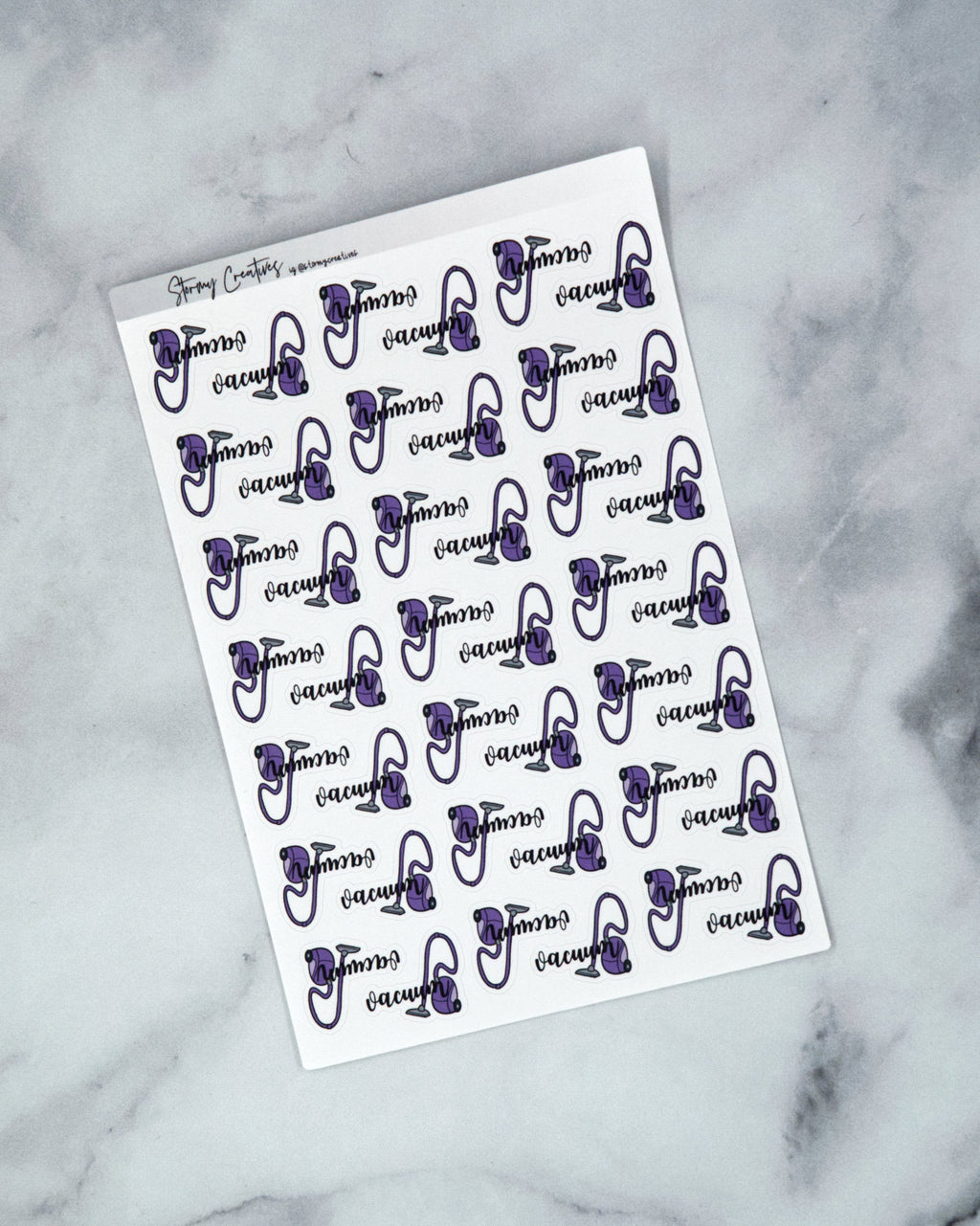 Vacuum, Clean House Stickers