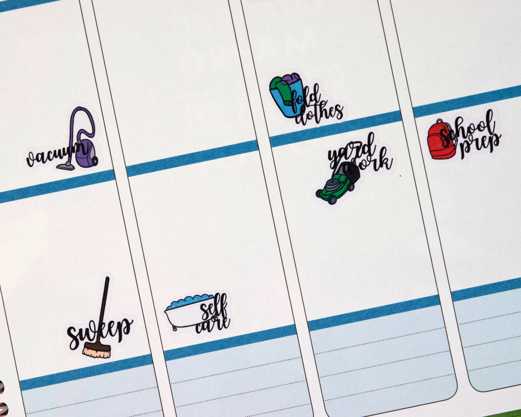 Sweep, Clean House Stickers