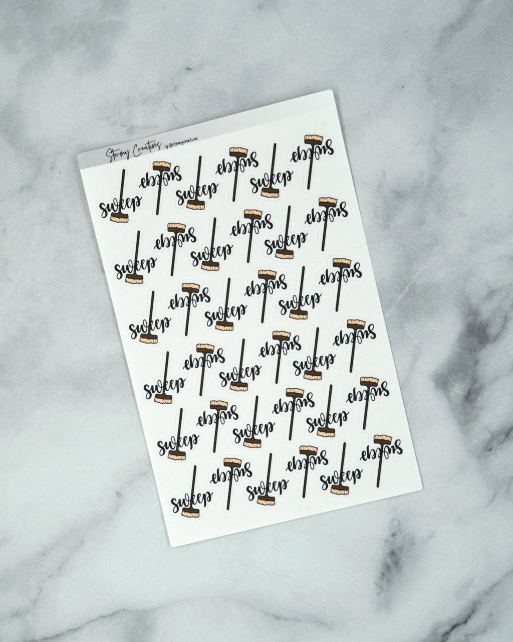 Sweep, Clean House Stickers