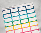 Monthly Half Box for Simplified Planner