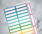 2 Hour Block Label for Simplified Planner
