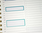 3 Hour Block Label for Simplified Planner