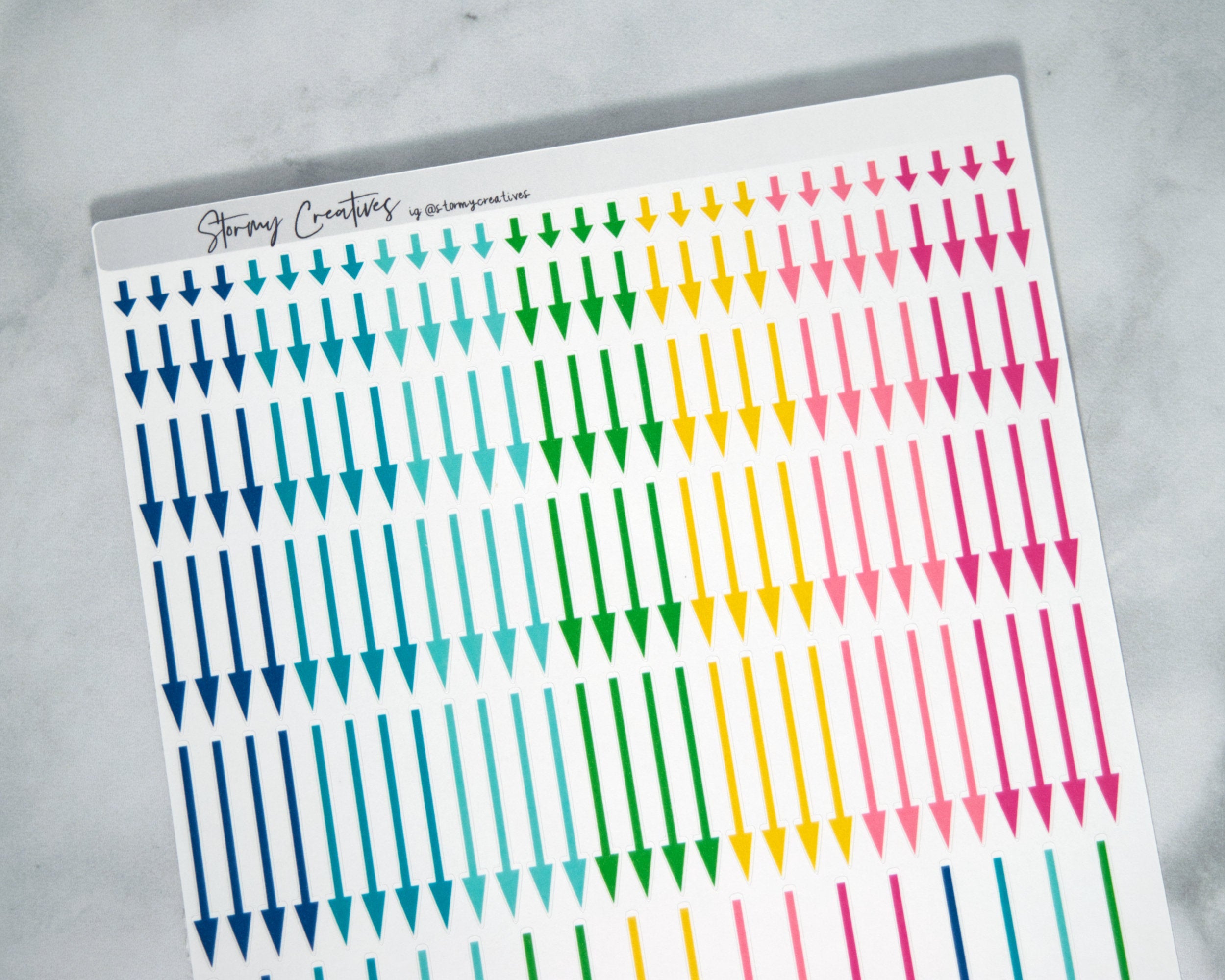 Hour Arrows for Simplified Planner