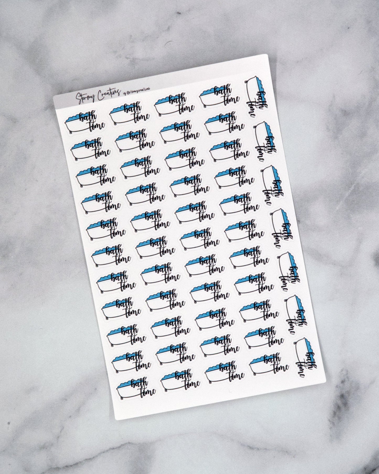 Bath Time Stickers