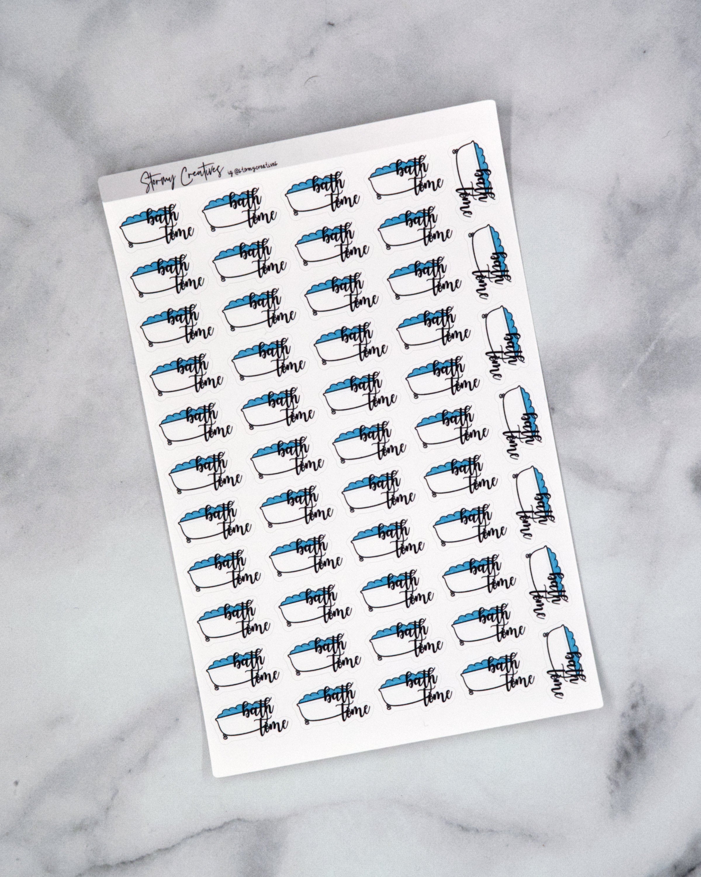 Bath Time Stickers