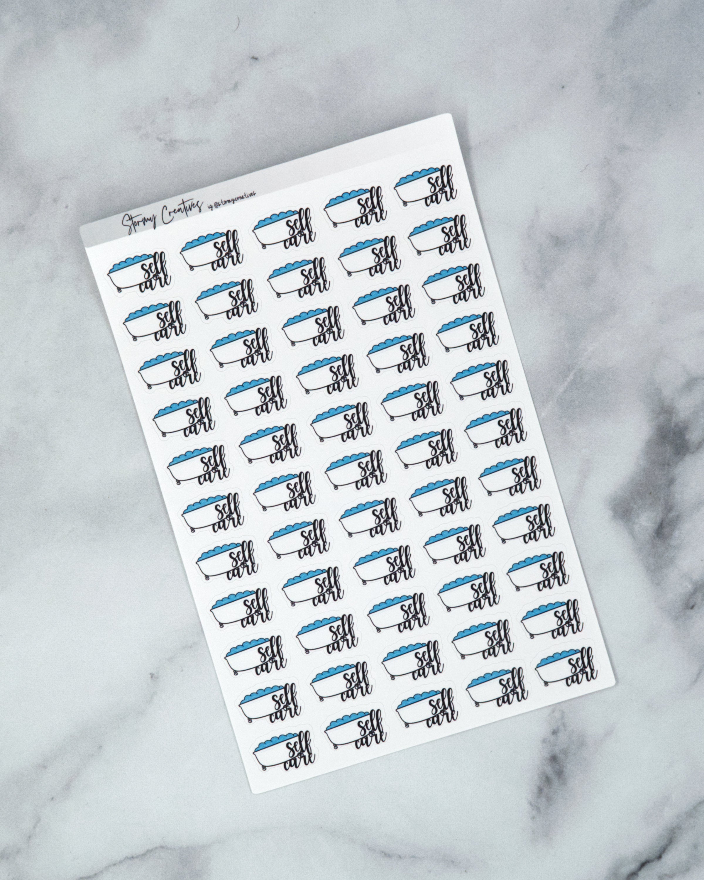 Self Care Icon Stickers
