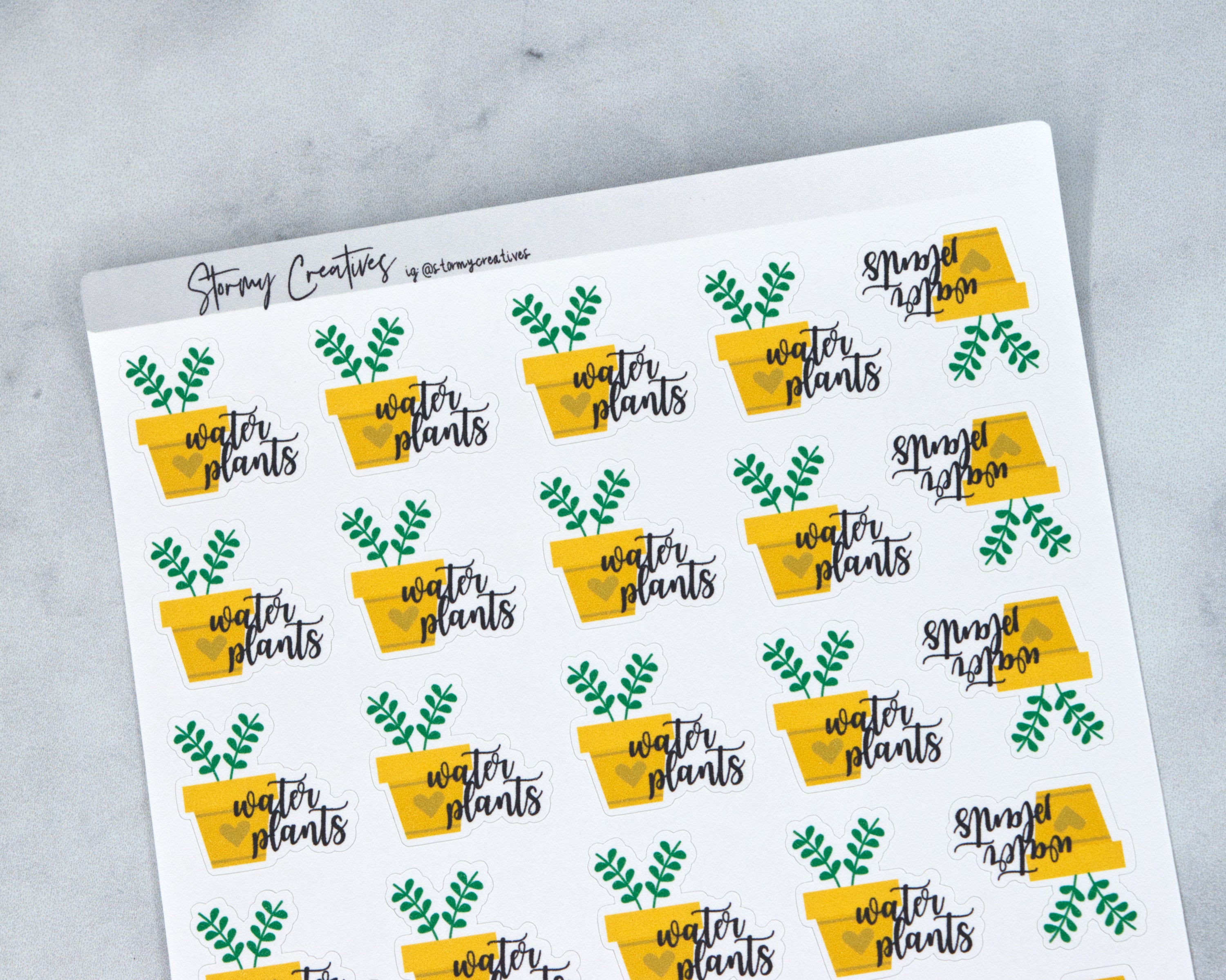 Water Plants Stickers