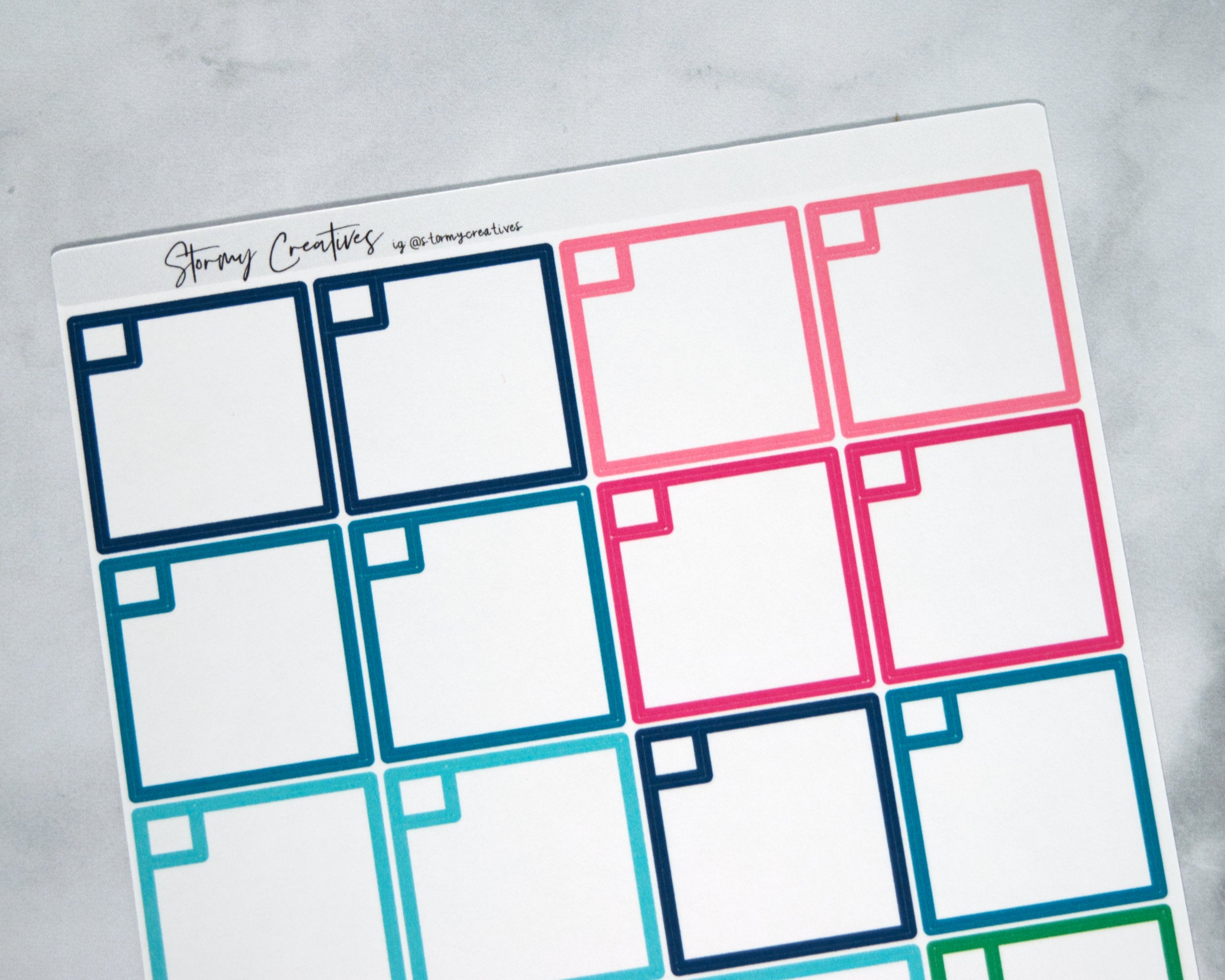 Monthly Full Box for Simplified Planner