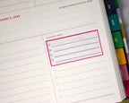 Sunday Prep Cover with Lines - Simplified Planner
