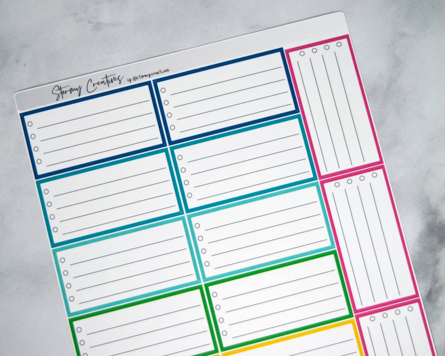 Sunday Prep Cover with Lines - Simplified Planner