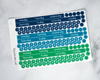 Monday-Sunday Month View Stickers for Simplified Planner