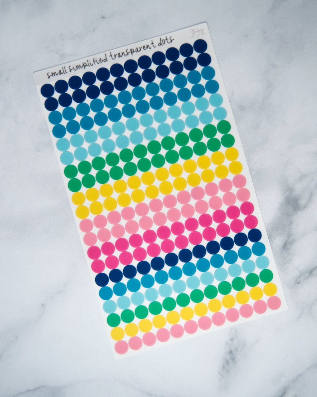Small Dot Stickers - Simplified Planner