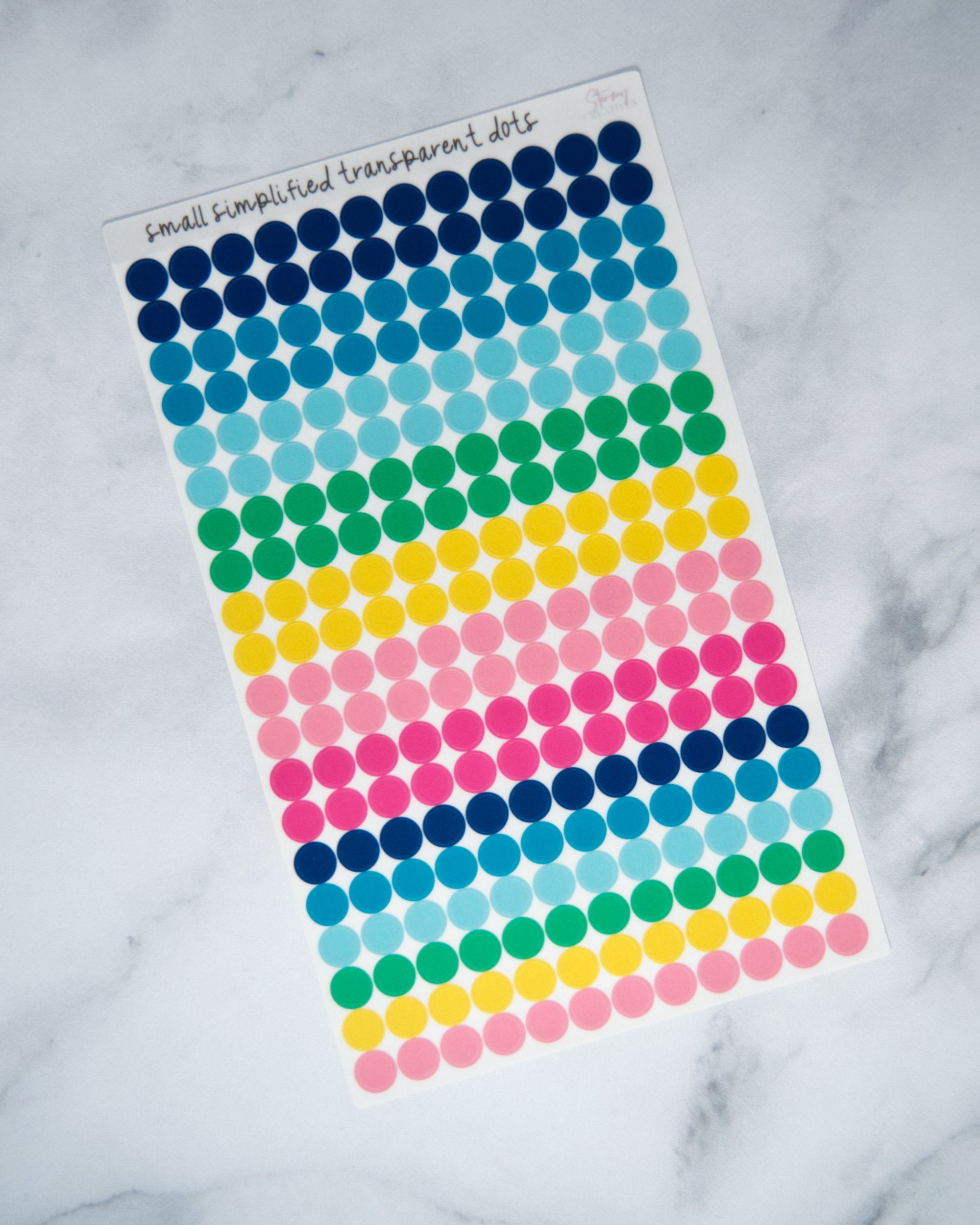 Small Dot Stickers - Simplified Planner