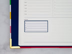 Meal Tracker with Lines for Simplified Planner