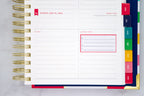 Meal Tracker with Lines for Simplified Planner