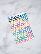 Dentist Appointment Labels