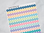 Small Football Dot Stickers