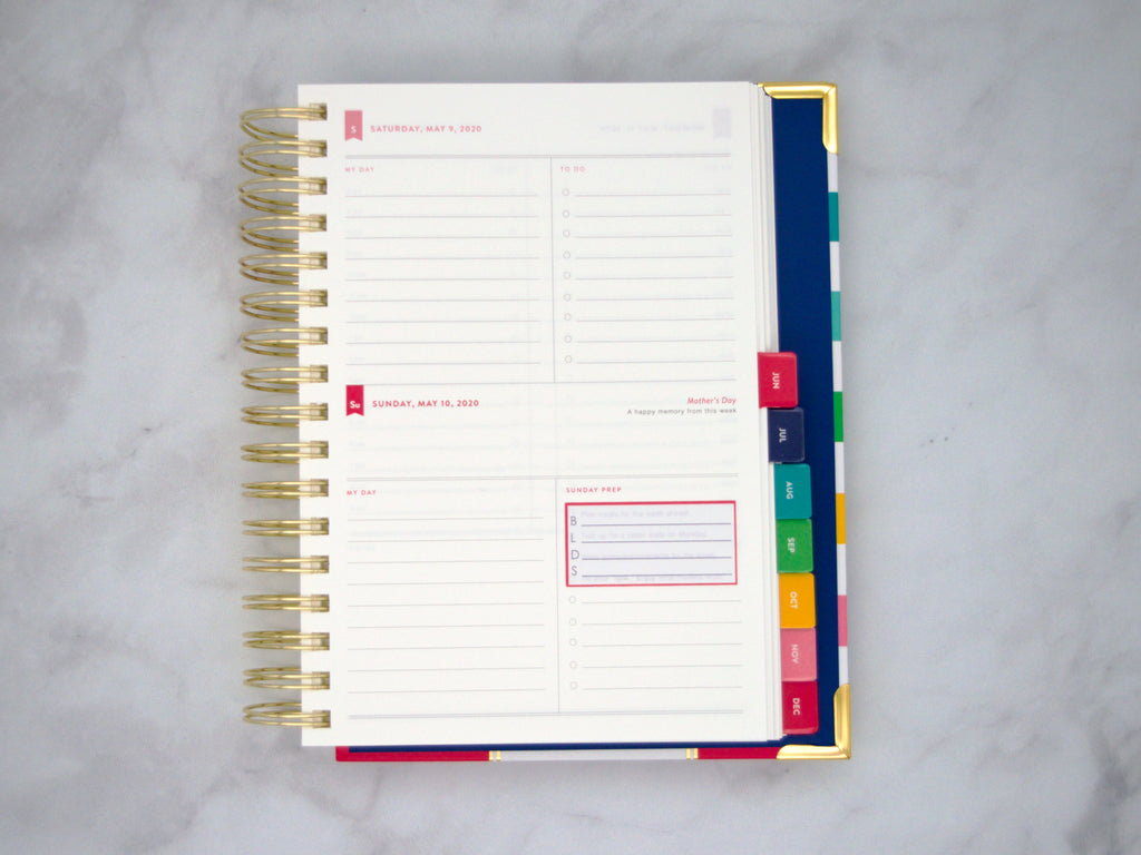Meal Tracker with Lines for Simplified Planner