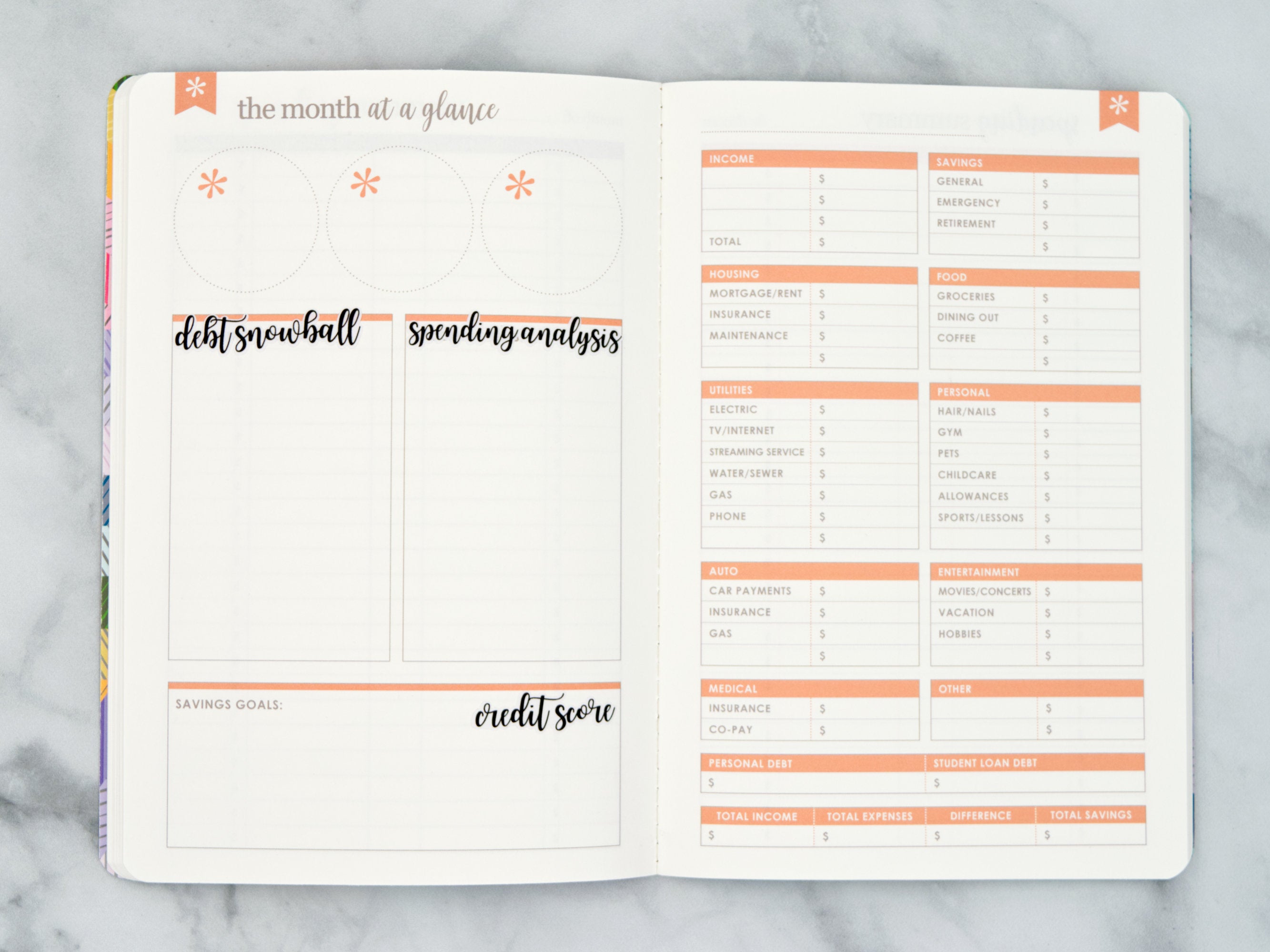 Debt Snowball Script Stickers