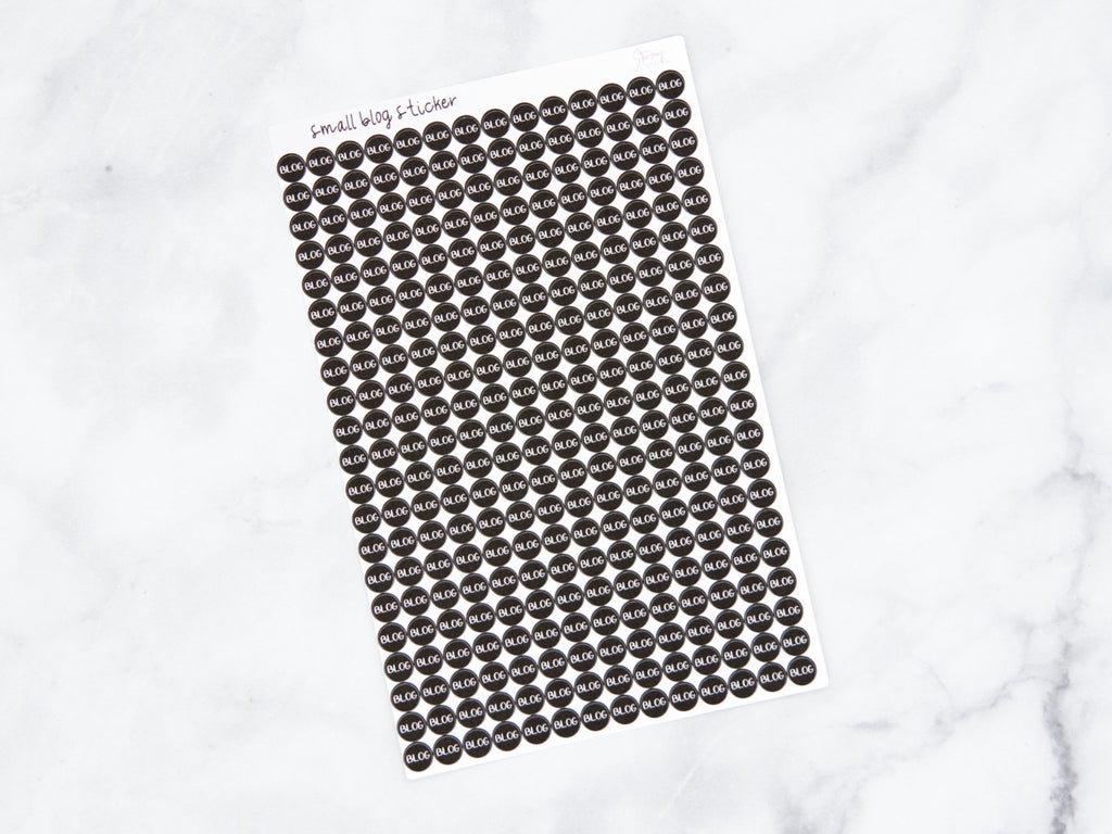 Small Blog Dot Stickers