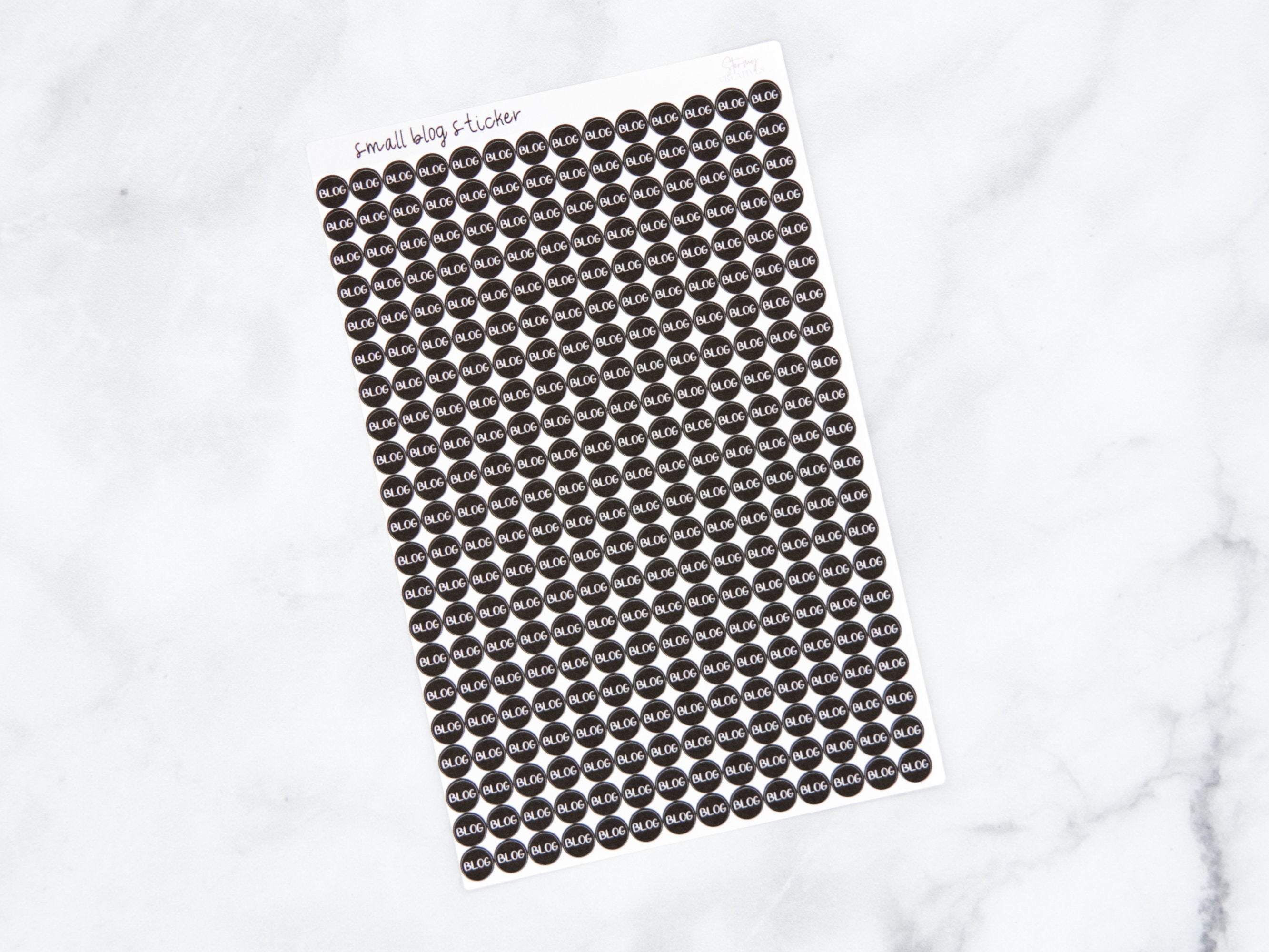 Small Blog Dot Stickers