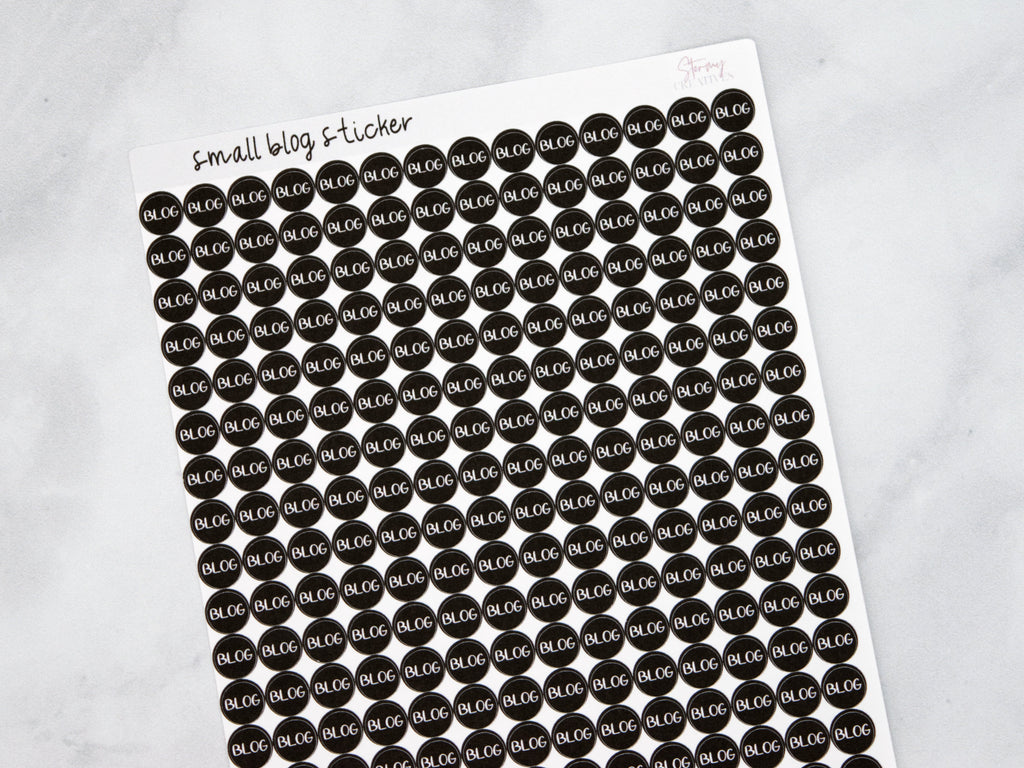 Small Blog Dot Stickers