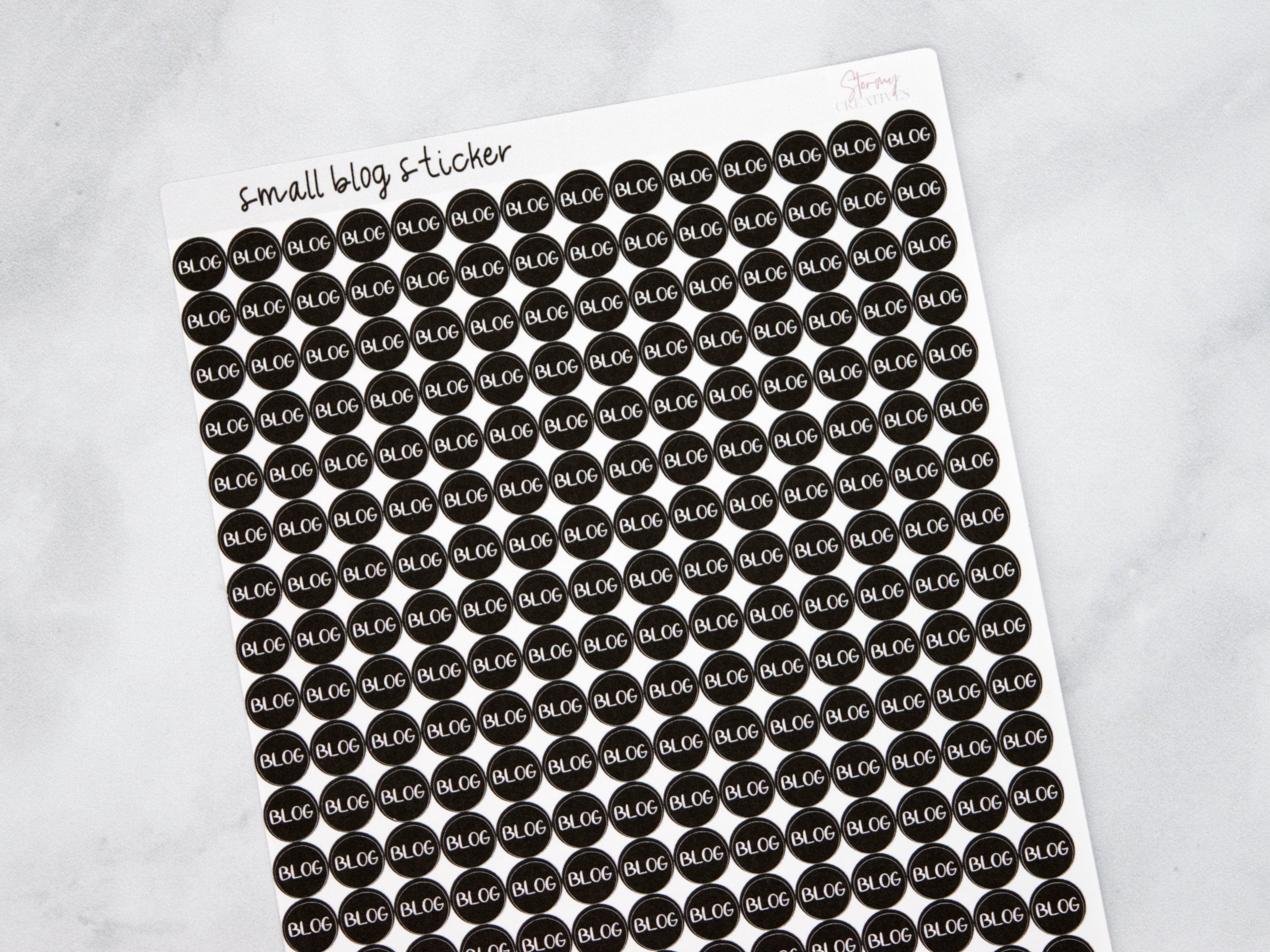 Small Blog Dot Stickers