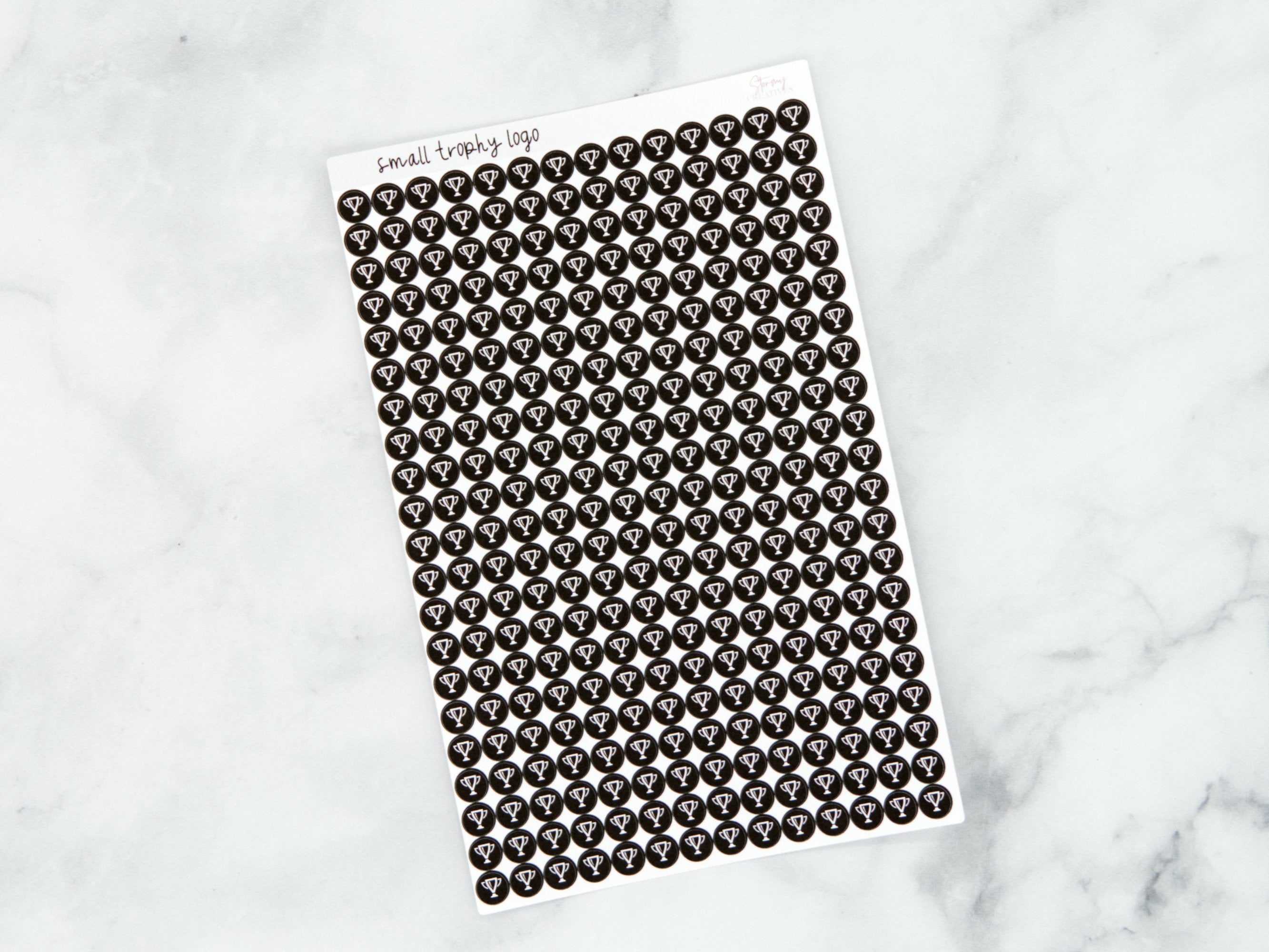 Small Trophy Dot Stickers