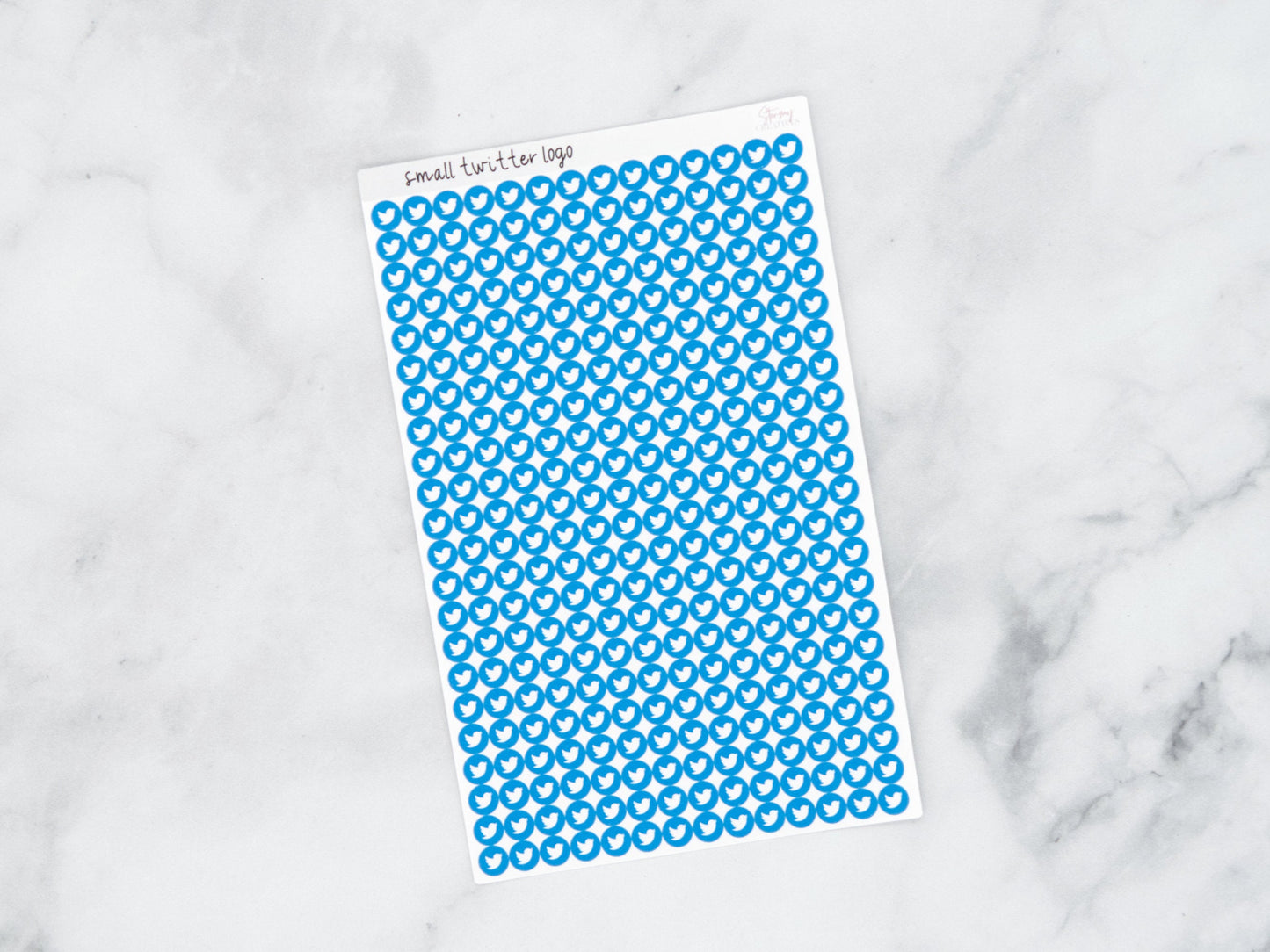 Small Twitter Dot Stickers