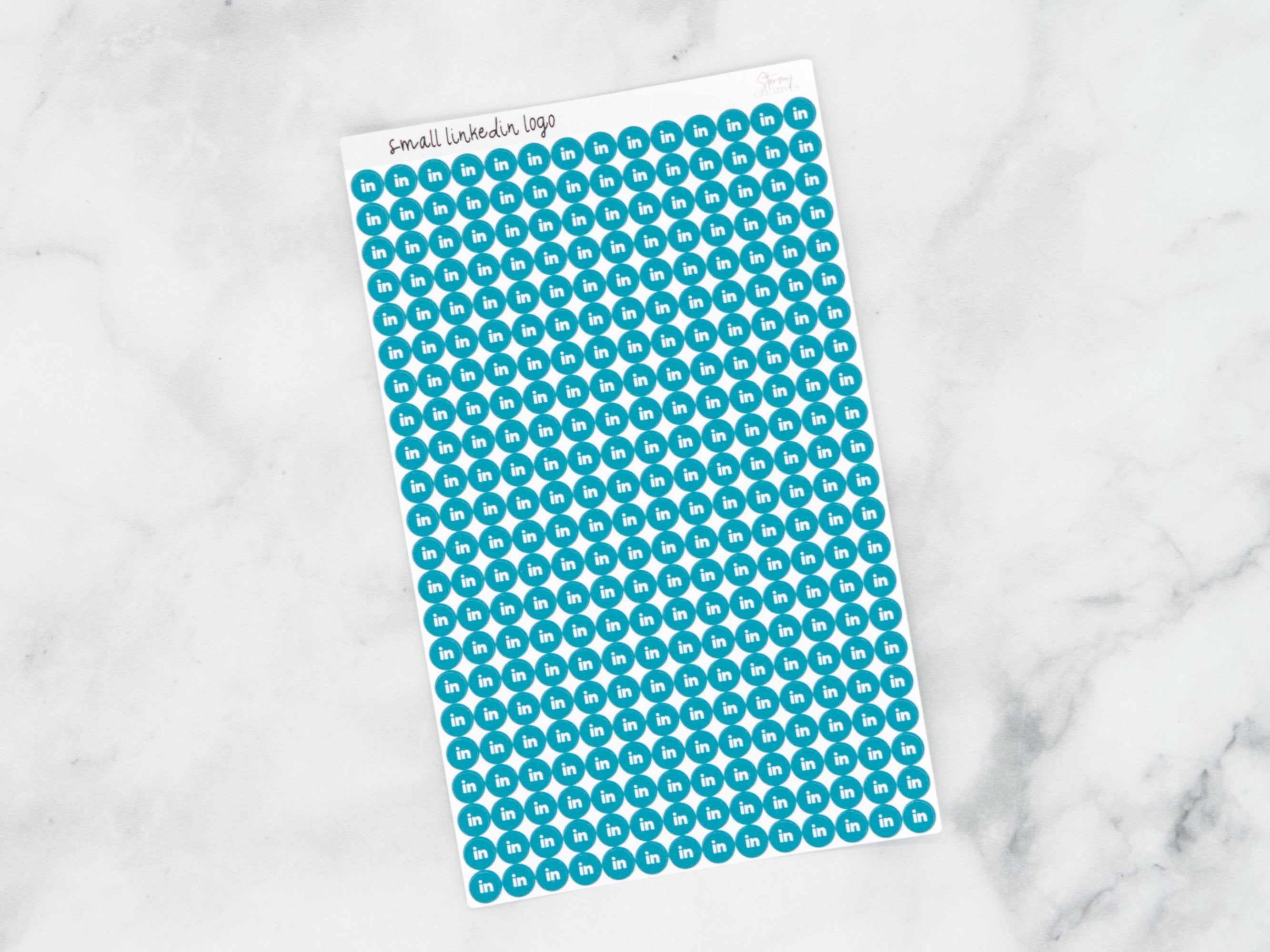 Small Linkedin Dot Stickers