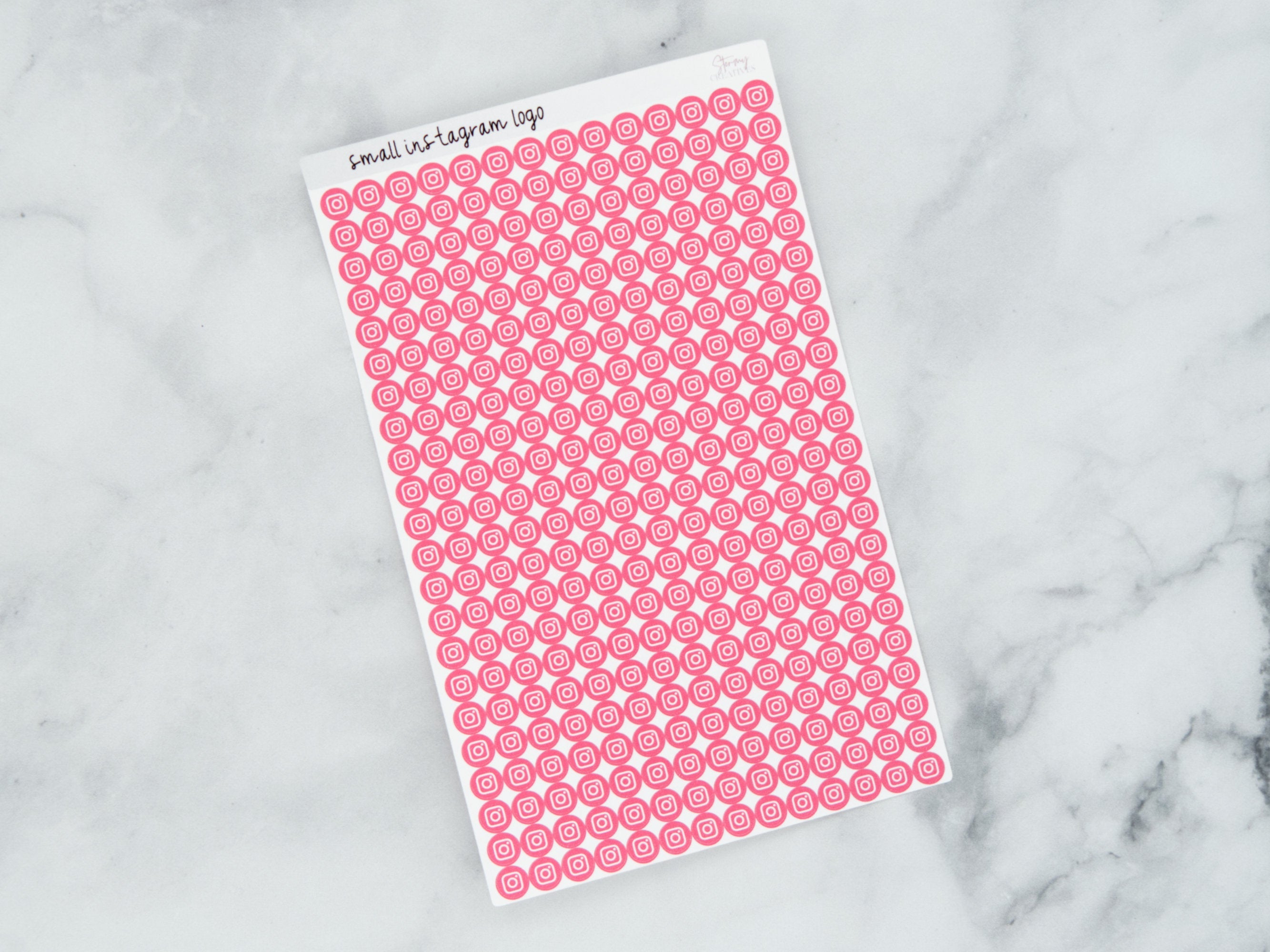 Small Instagram Dot Stickers