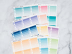 To Do Checklist Stickers, EC Colorway