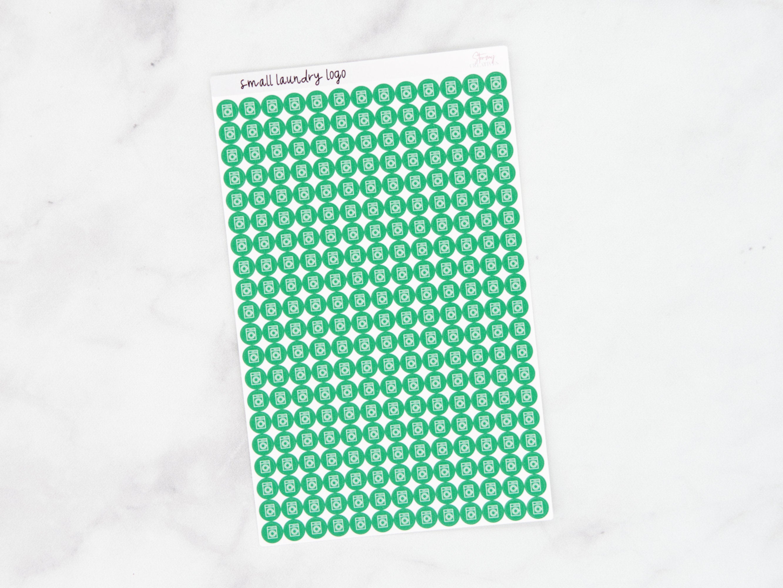 Small Laundry Dot Stickers