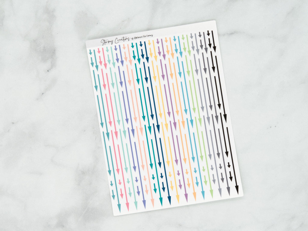 Colorful Arrows for Erin Condren Daily Duo