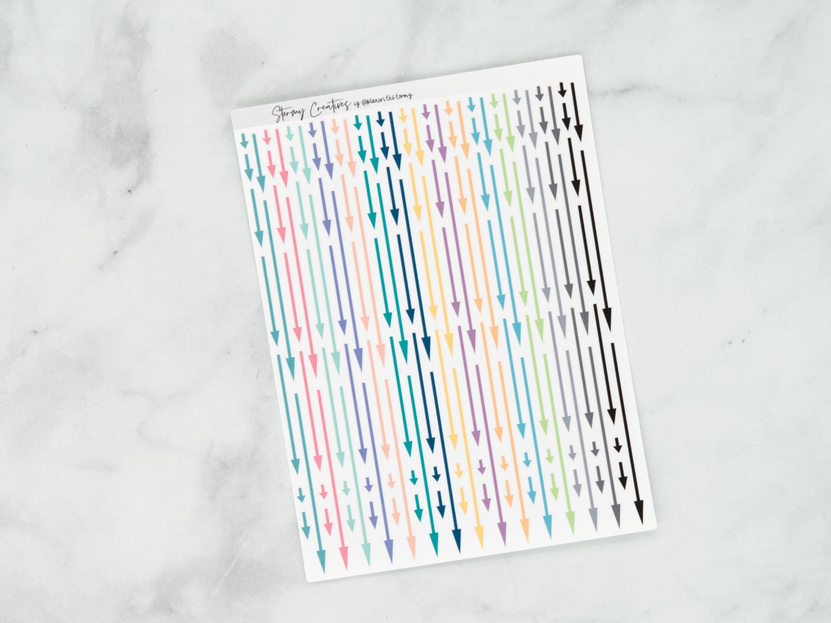 Colorful Arrows for Erin Condren Daily Duo