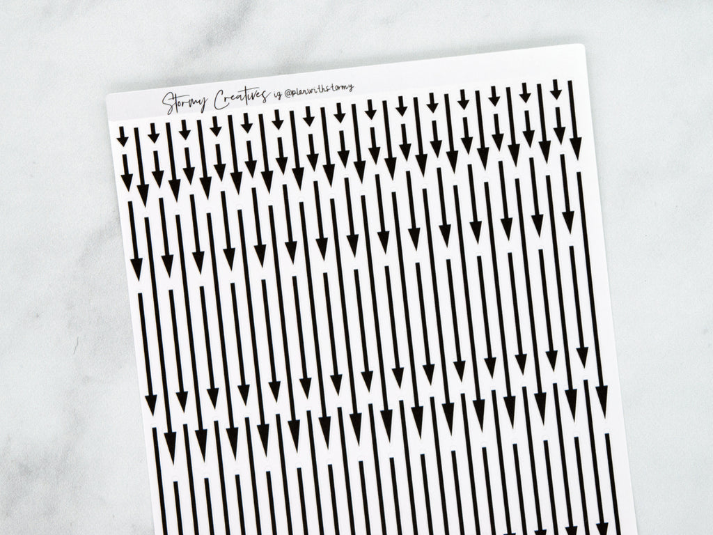 Black Arrows for Erin Condren Daily Duo