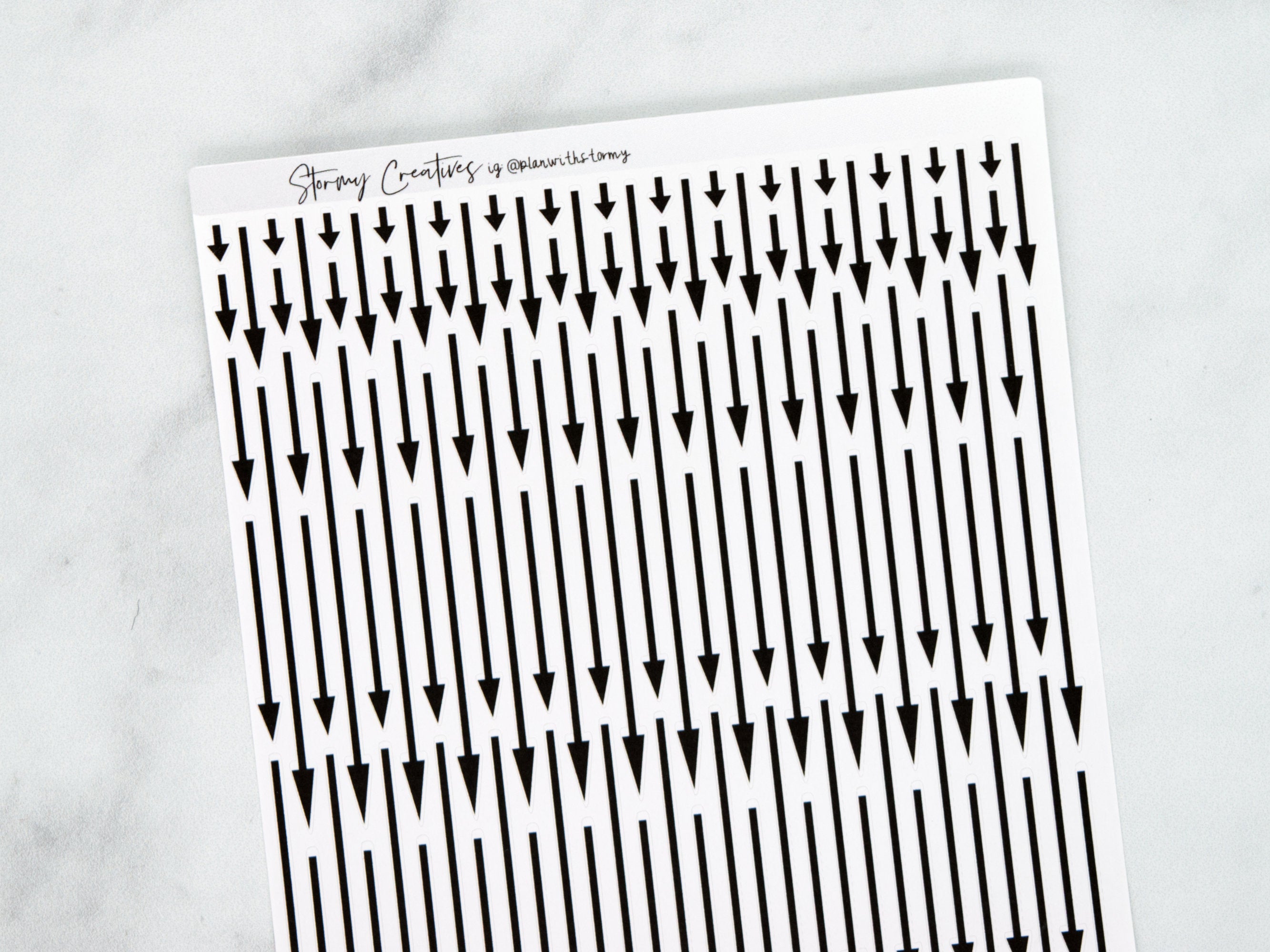 Black Arrows for Erin Condren Daily Duo