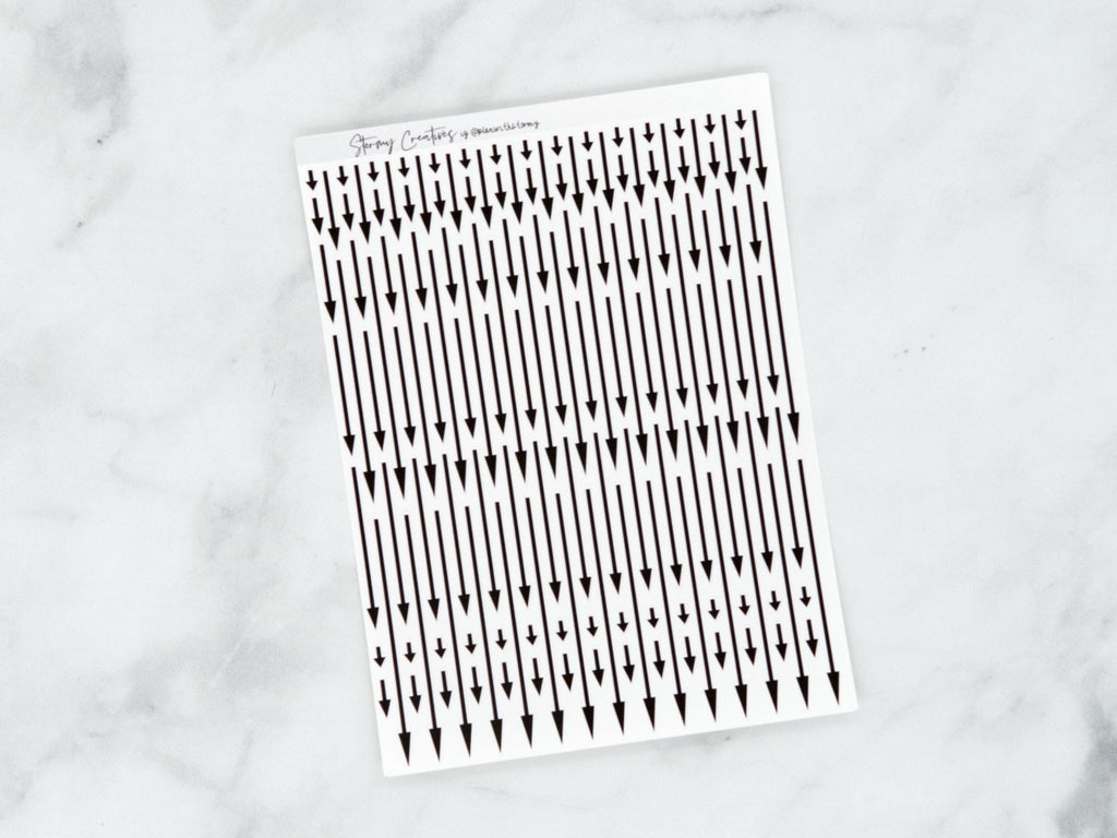Black Arrows for Erin Condren Daily Duo
